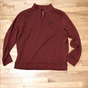 Under Armour Maroon Quarter-Zip thicker Pullover